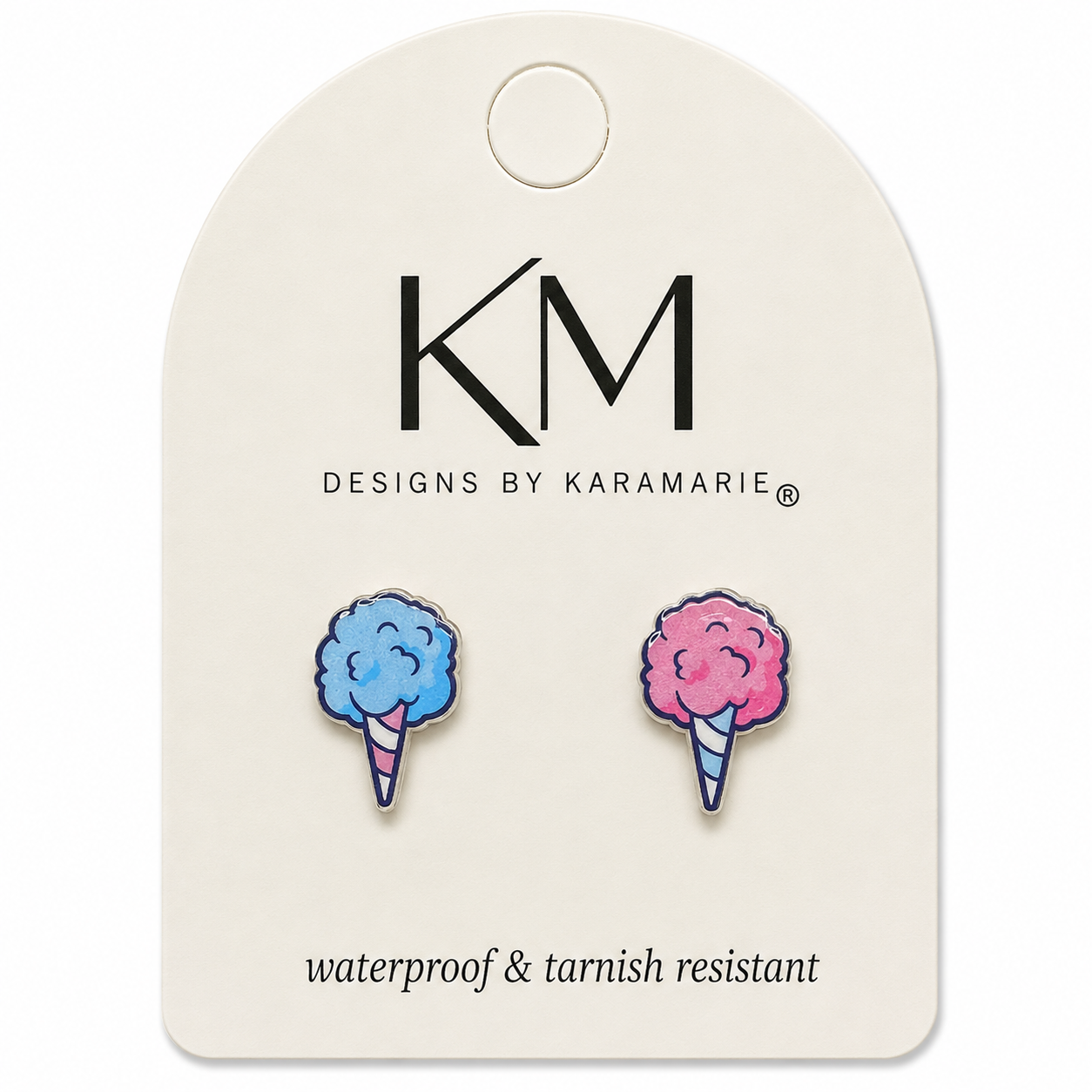 Cotton Candy Stud Earrings