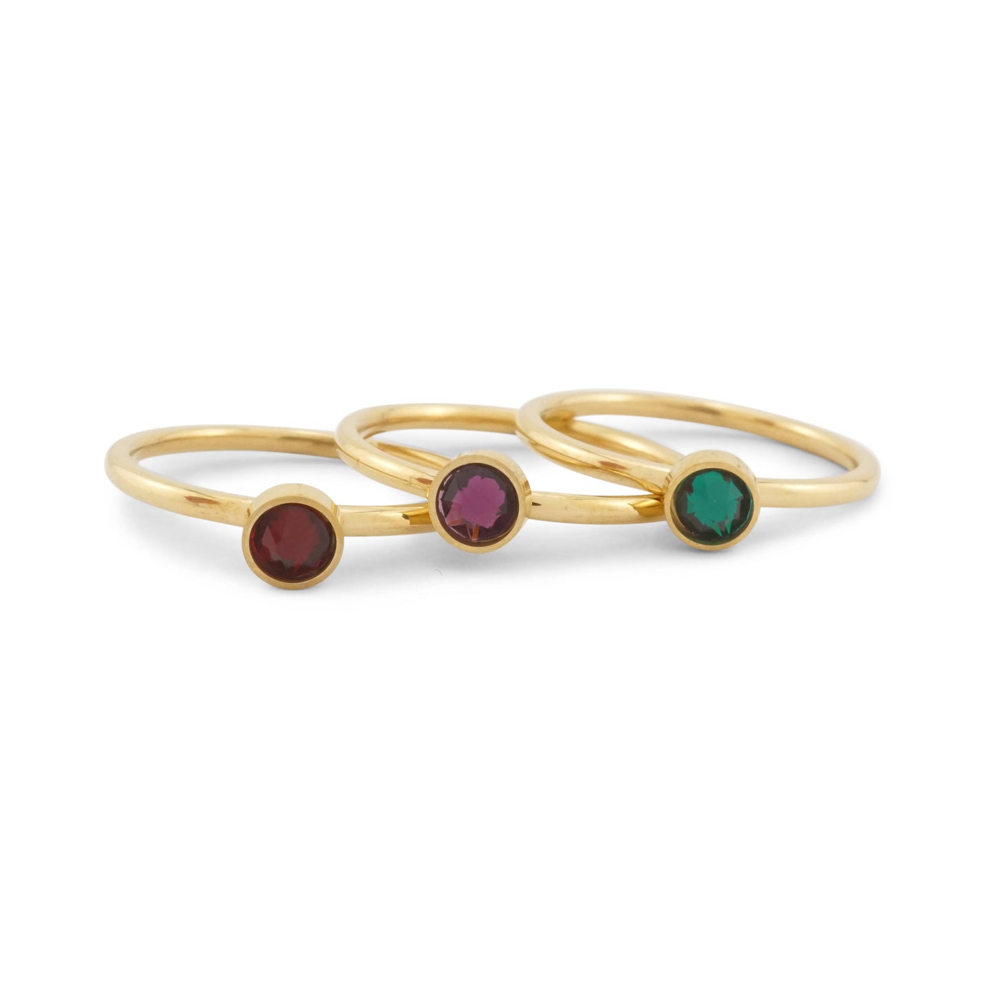 Birthstone Ring - Birthstone Stacking Rings - Swarovski Birthstone Ring - Mothers Rings - Gift for Mothers Day - Mothers Day Present -