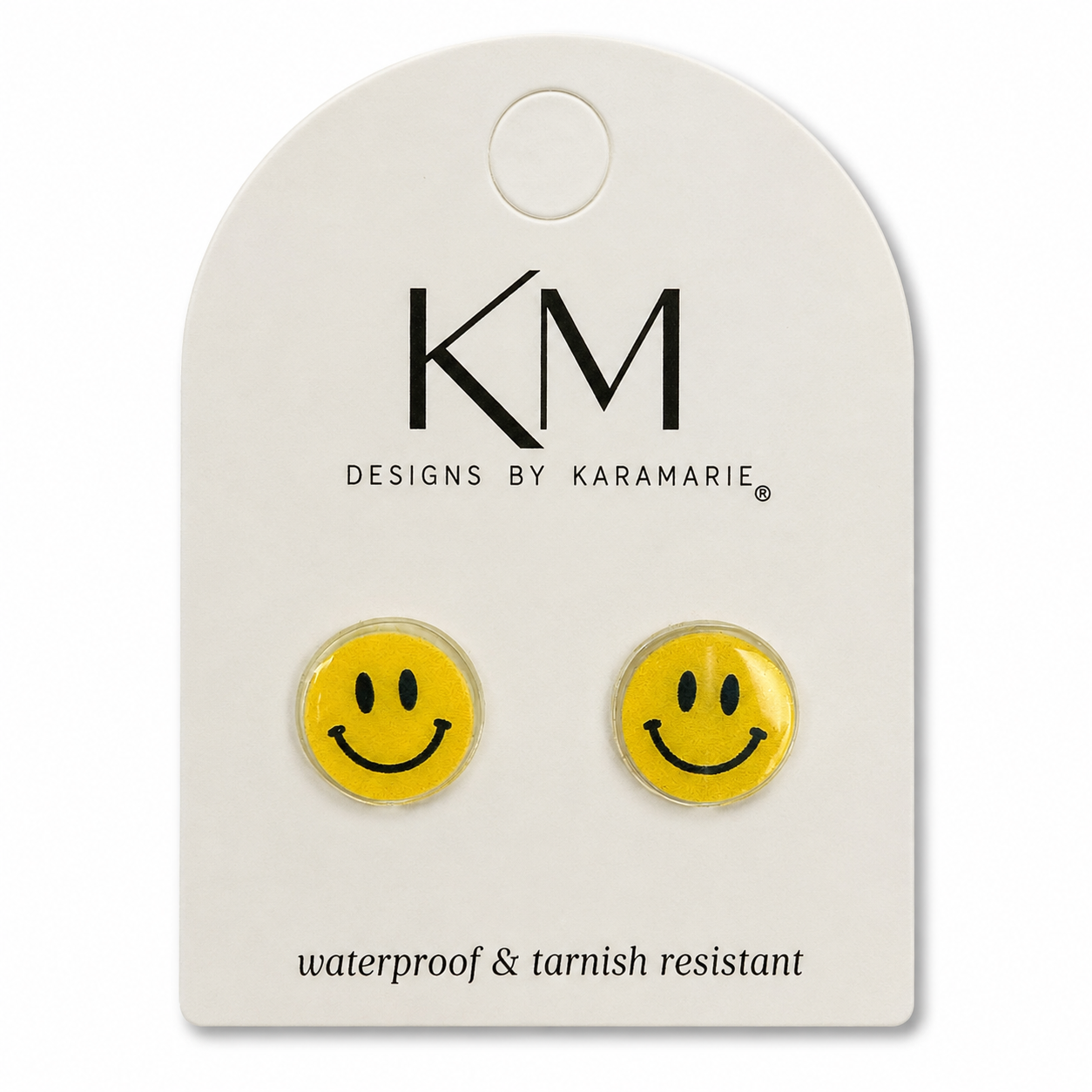 Smiley Stud Earrings