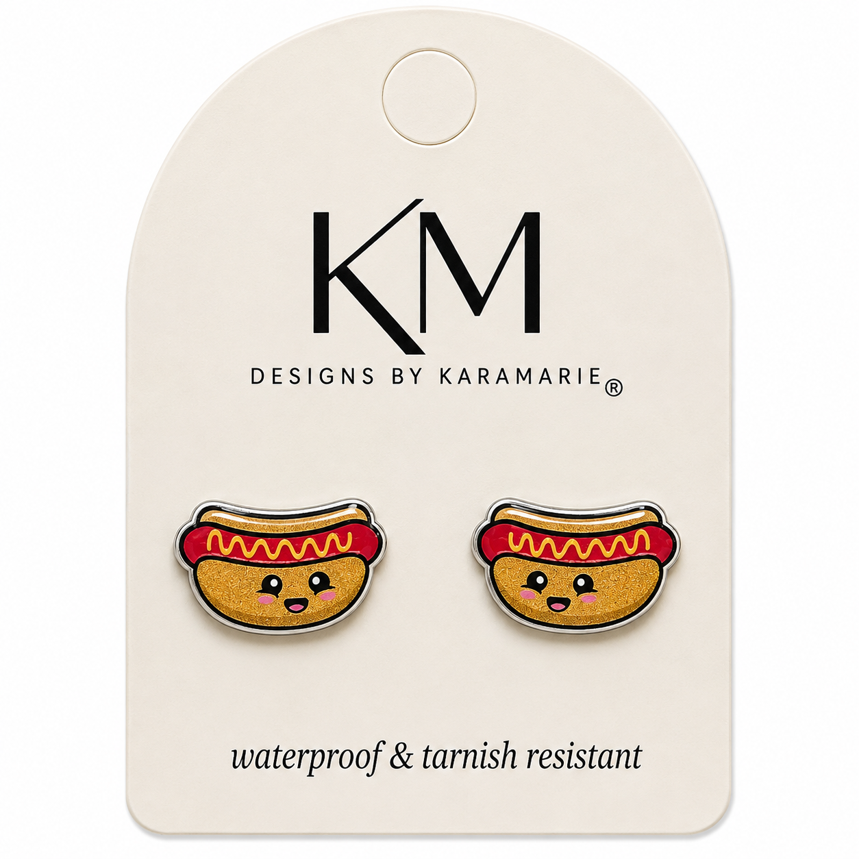Hotdog Stud Earrings