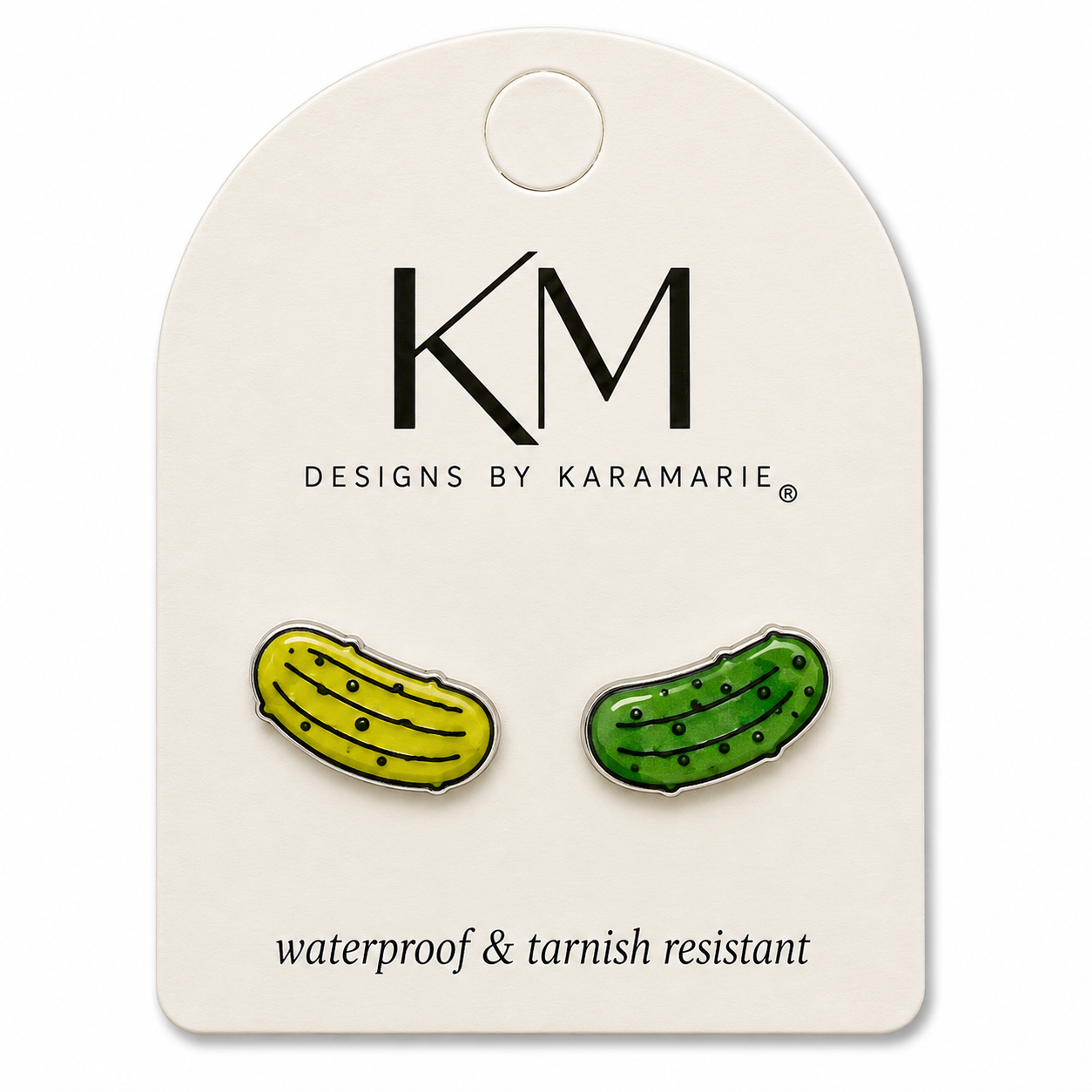 Pickle Stud Earrings