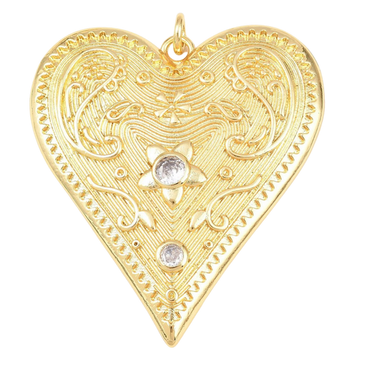 Jumbo Heart Charm