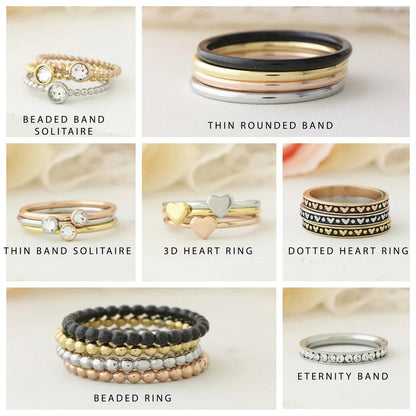 Stackable Spacer Rings