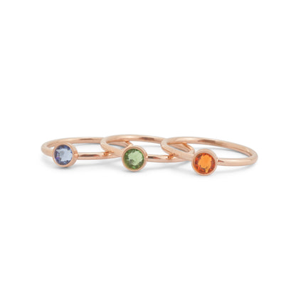 Birthstone Ring - Birthstone Stacking Rings - Swarovski Birthstone Ring - Mothers Rings  - Gift for Mothers Day - Mothers Day Present -