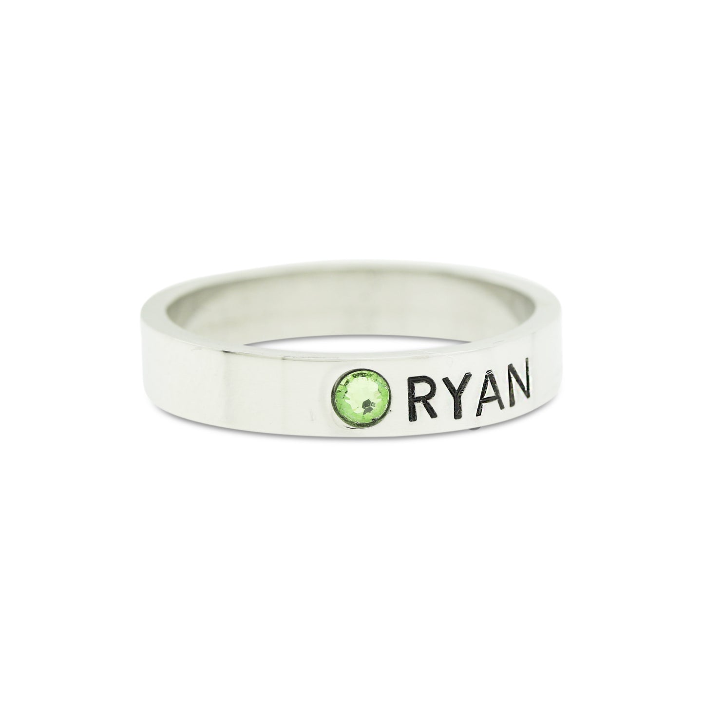 Mothers Birthstone Ring - Hand Stamped Ring, Personalized ring, Stacking mothers rings, stamped name ring - Name Birthstone Ring