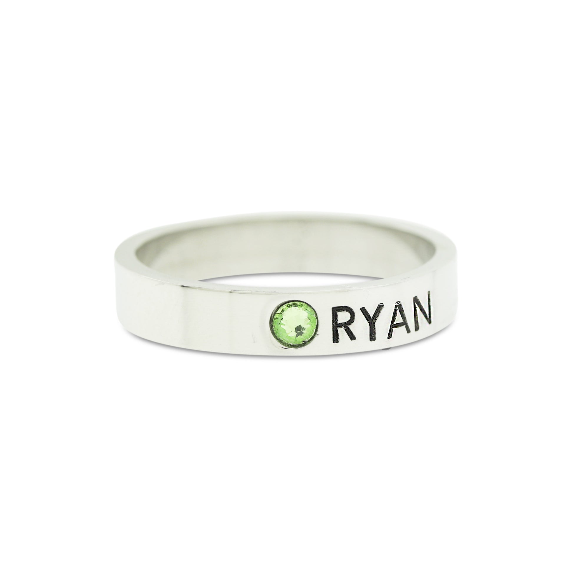 Mothers Birthstone Ring - Hand Stamped Ring, Personalized ring, Stacking mothers rings, stamped name ring - Name Birthstone Ring