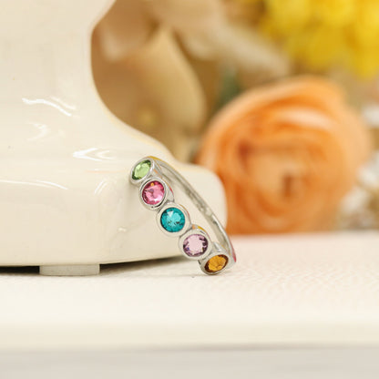 Mothers Ring - Mothers Birthstone Ring - Mothers Jewelry - Family Ring - Family Birthstone Ring - Mothers Day Gift - Ring with Birthstones