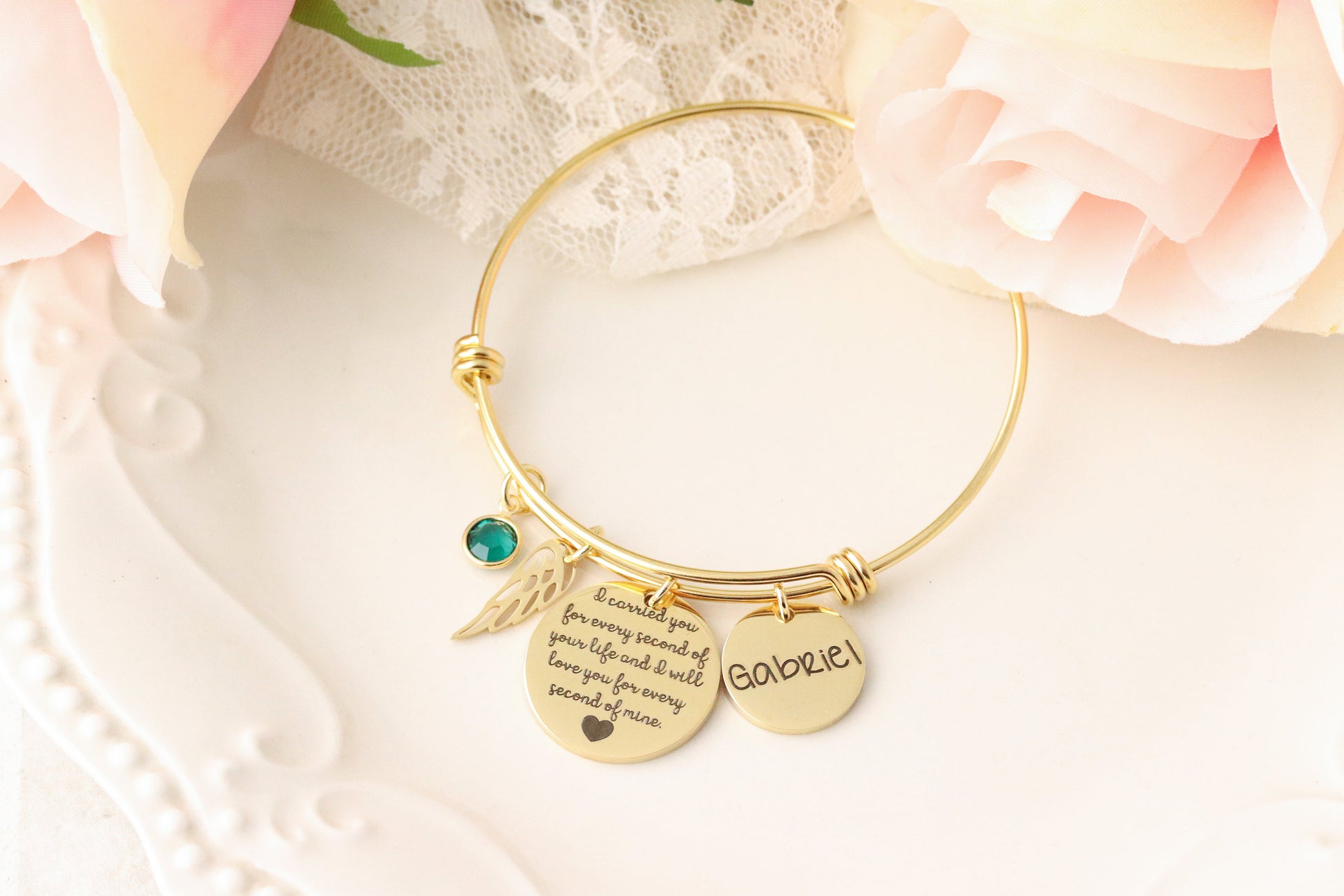 Miscarriage Memorial Necklace - Remembrance Jewelry - Mommy of an Angel - Loss of children memorial -  Loss of Pregnancy Gift - Condolences